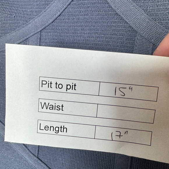 💎 Zara Strapless Top Steel Blue - Picture 9 of 10